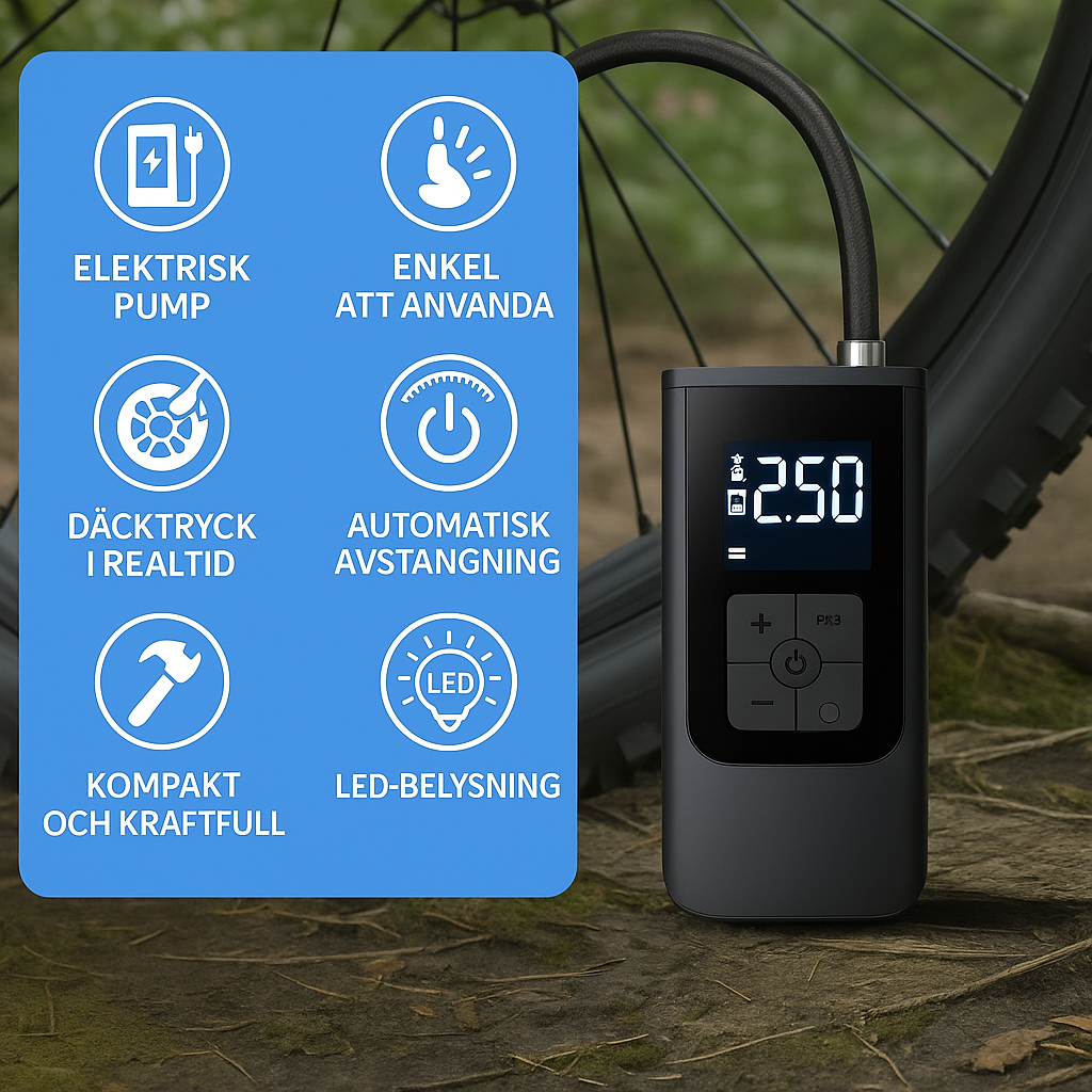 Portabel elektrisk pump