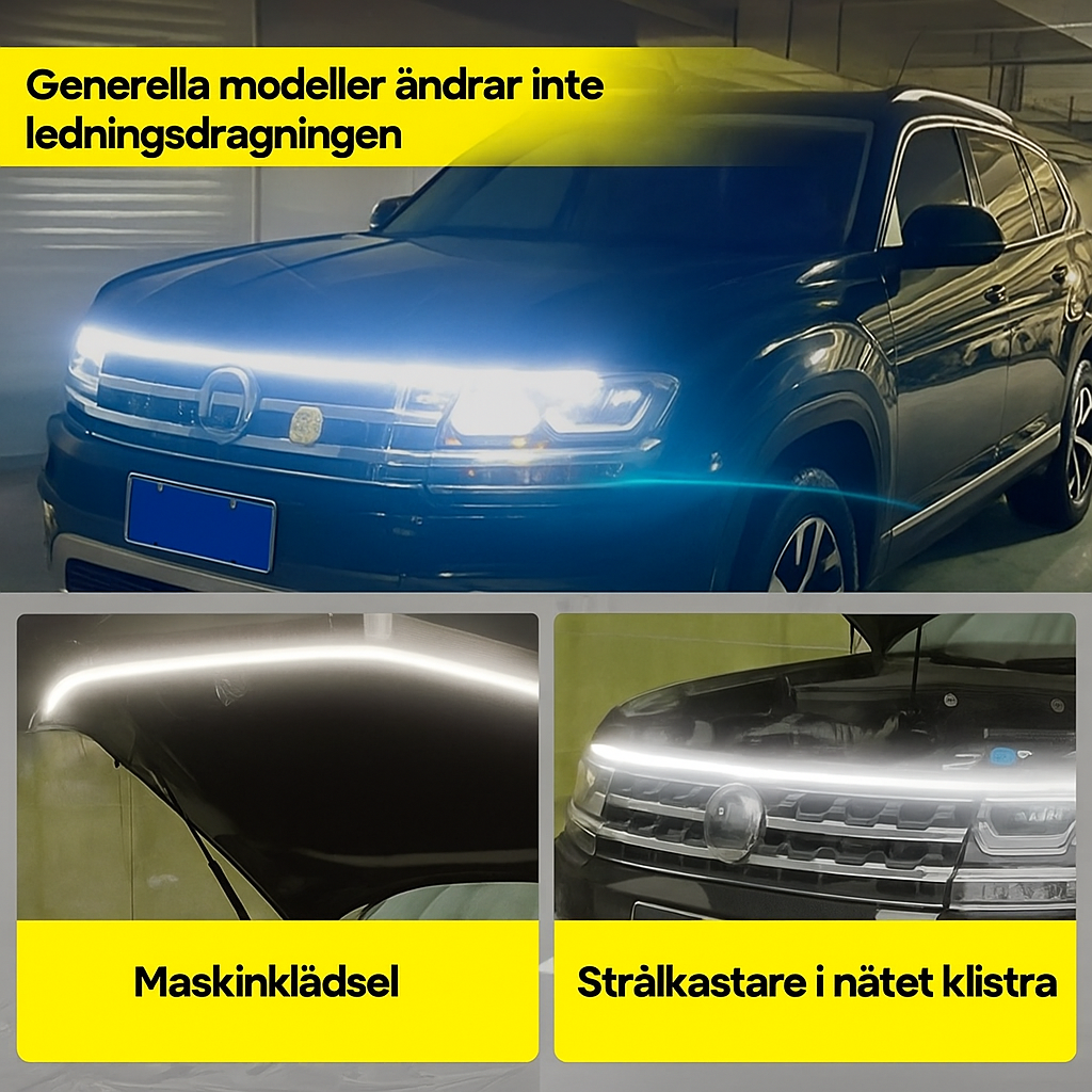 Dynamiskt startljus-kit med svepande effekt