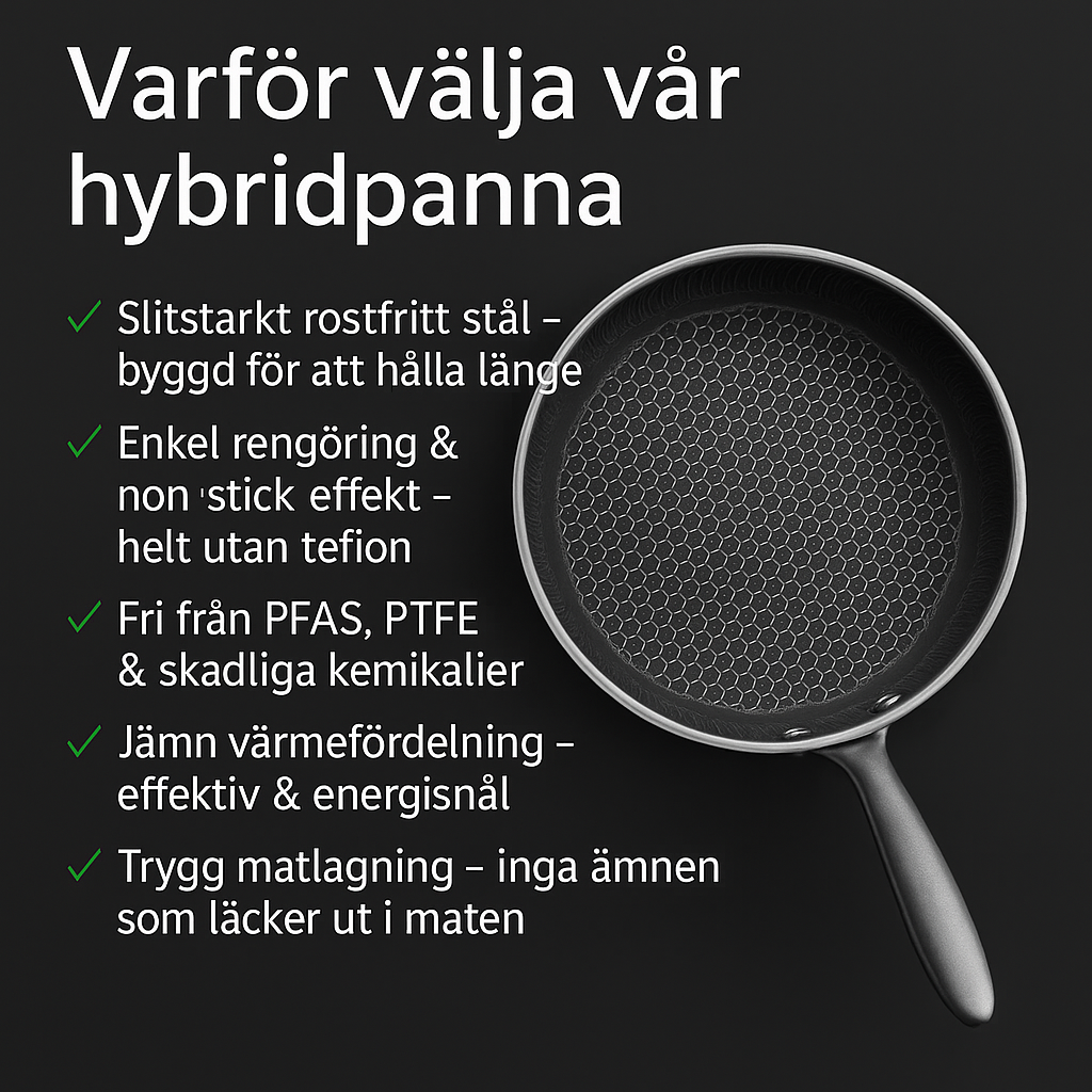 systerklara™ – Hybridstekpanna