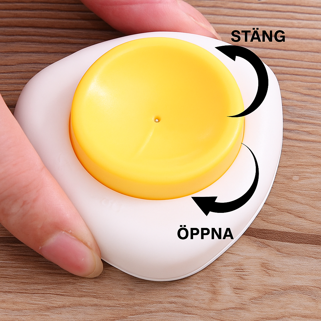 Äggpickare med säkerhetslås