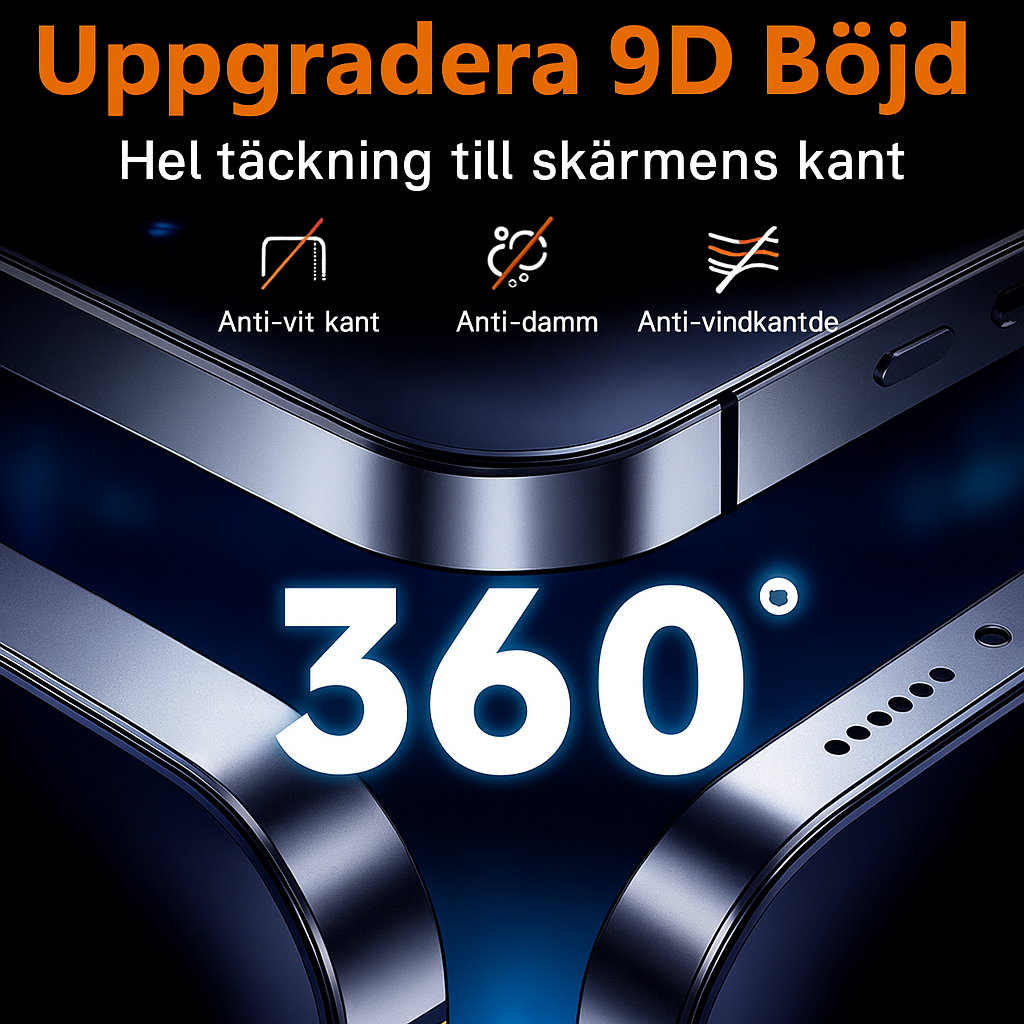 iPhone skärmskydd – dammfritt utan bubblor