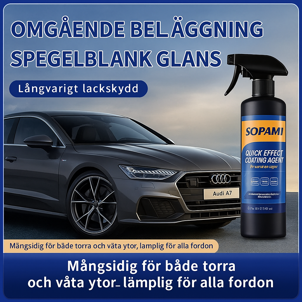 SOPAMI Lackskyddsspray – Hållbar ytbeläggning för bilar