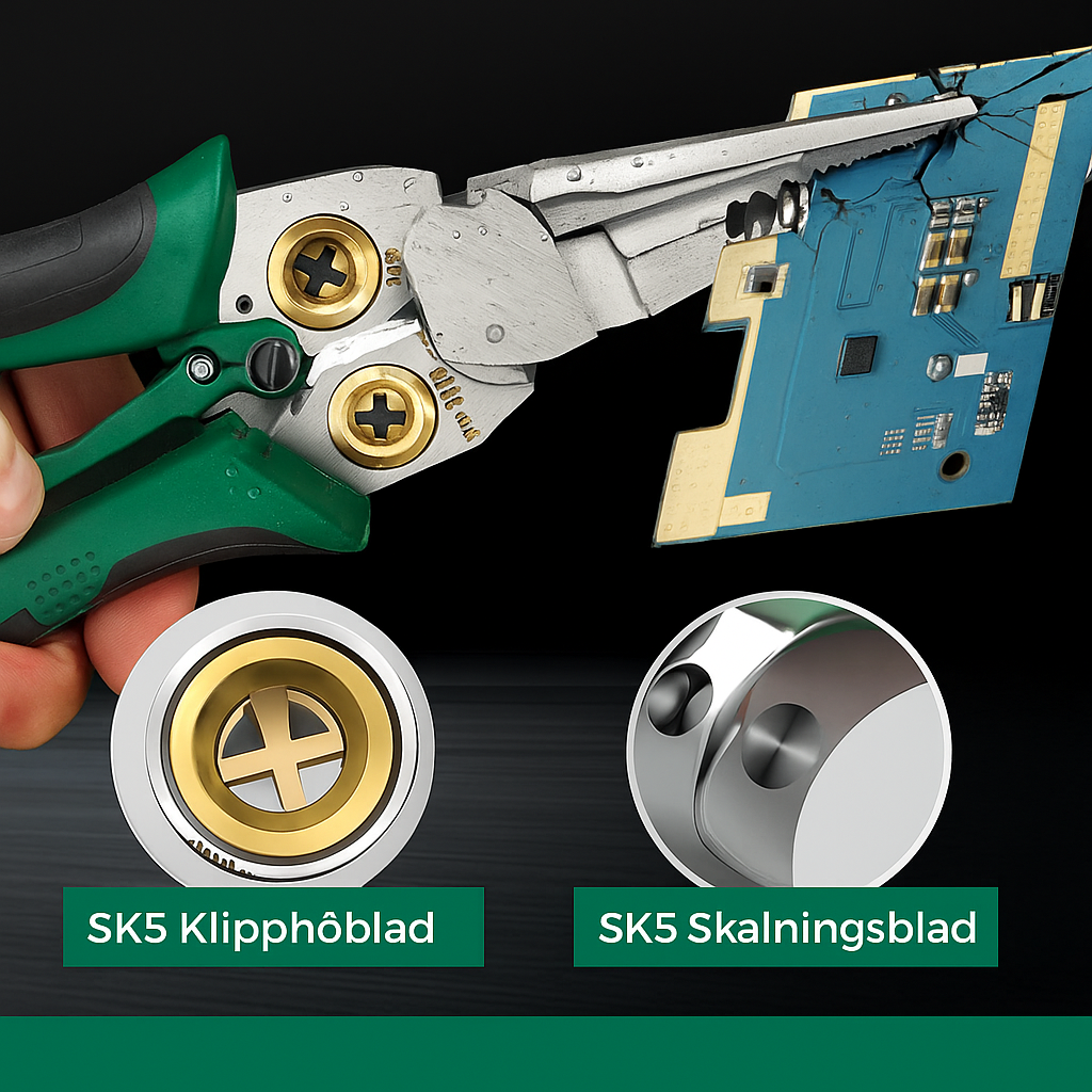 💥SISTA DAGEN SUPERREA: 50 % RABATT🔥 8-i-1 multifunktionell kabelskalartång med elektrisk test