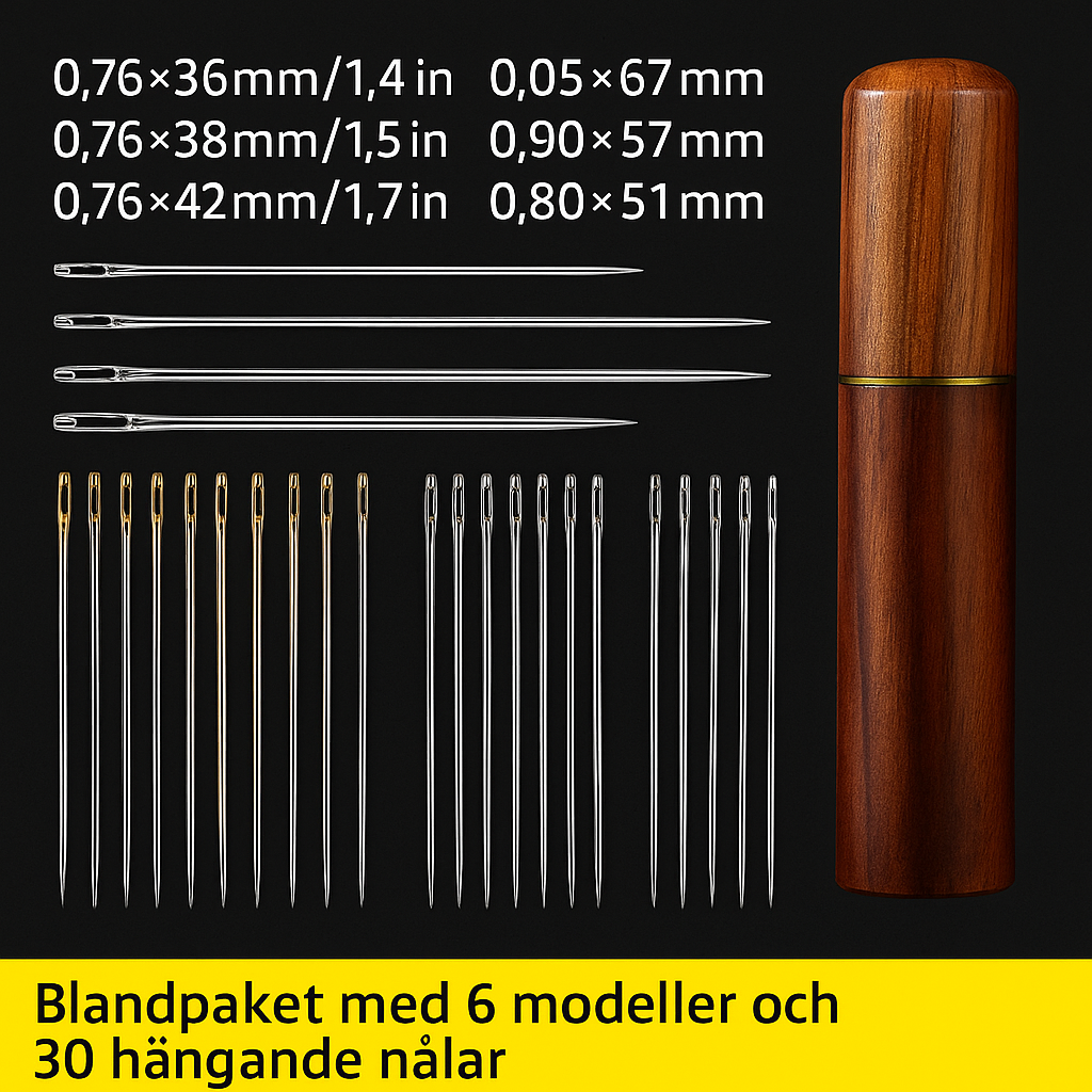 Självträdande handsykit med nålar