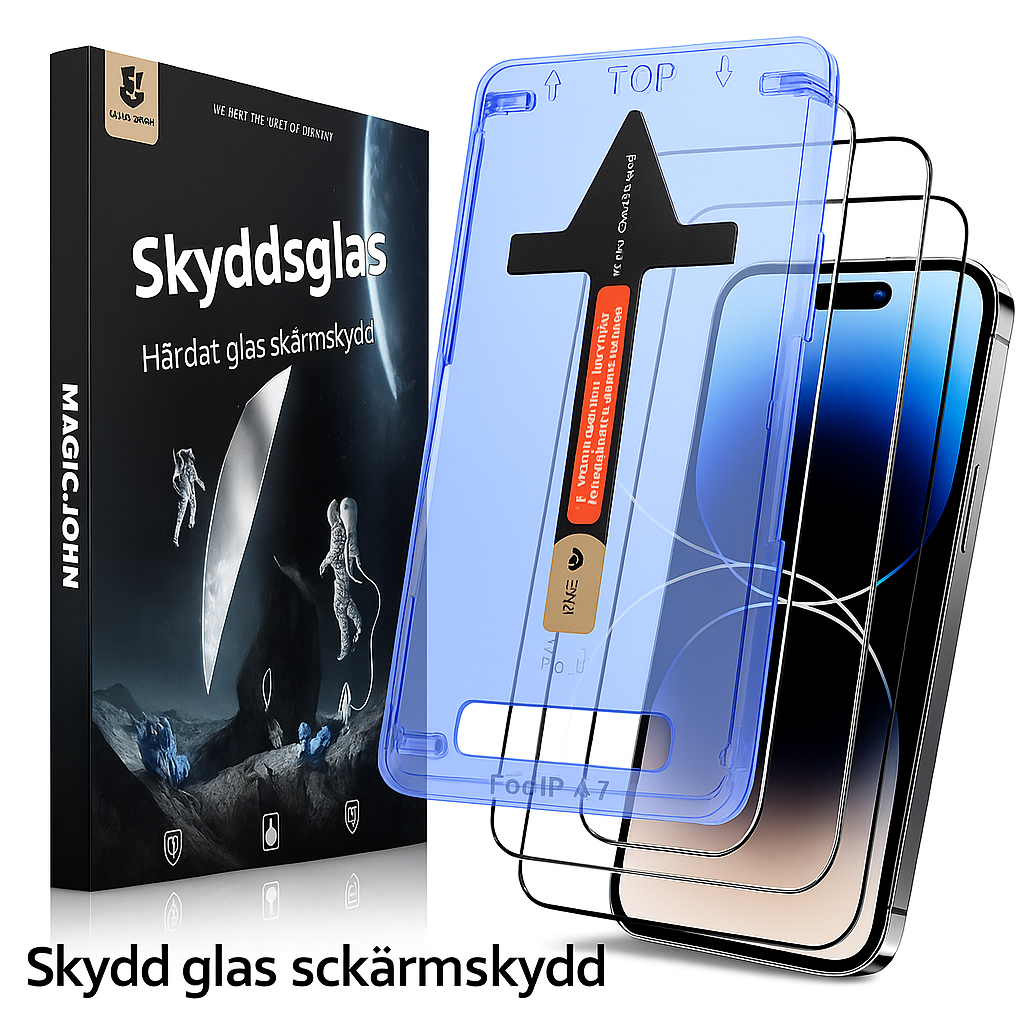 iPhone skärmskydd – dammfritt utan bubblor