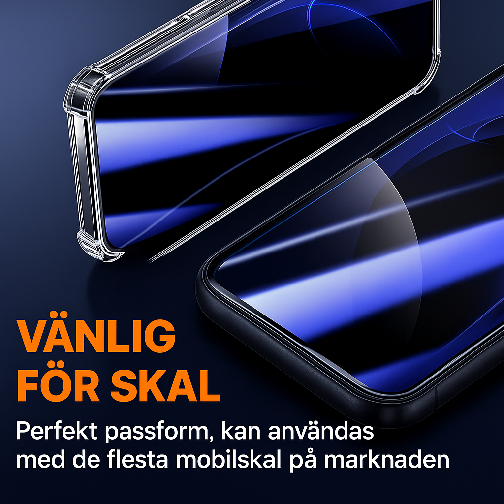 iPhone skärmskydd – dammfritt utan bubblor
