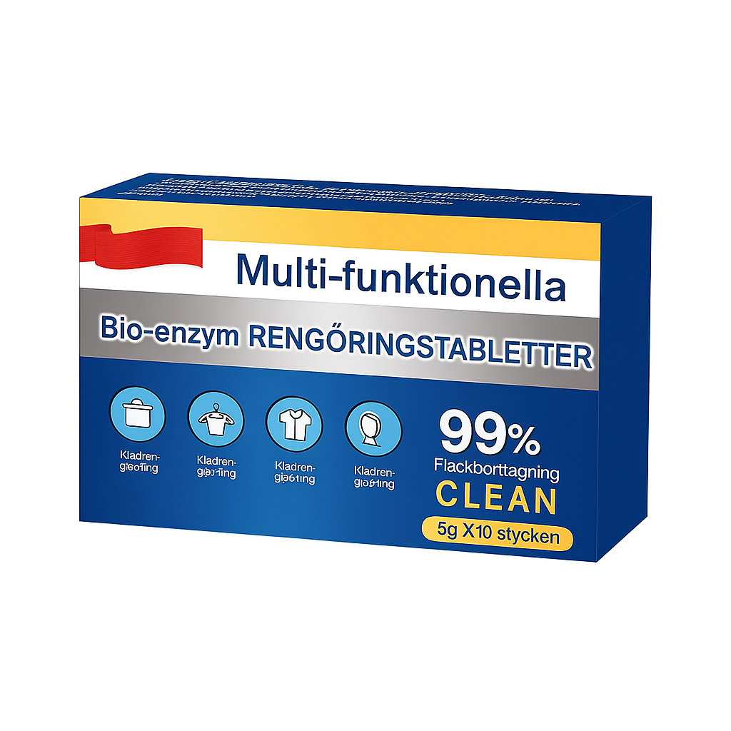 🧼✨Multifunktionella bioenzym-rengöringstabletter